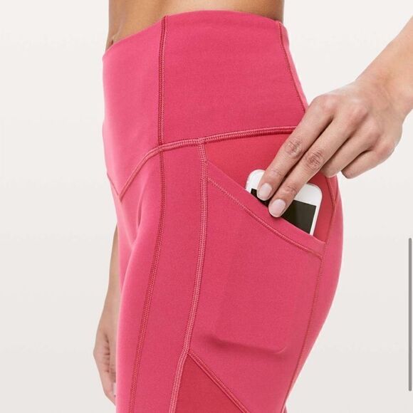 Lululemon All The Right Places Crop Violet Pink - Picture 6 of 15